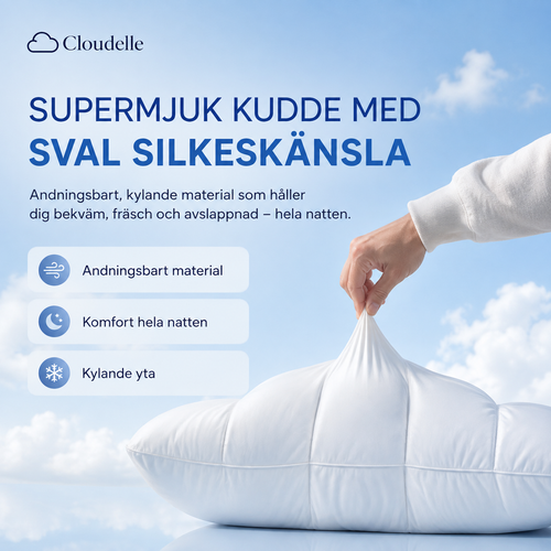 Cloudelle Pude - luftig pude med kølende effekt