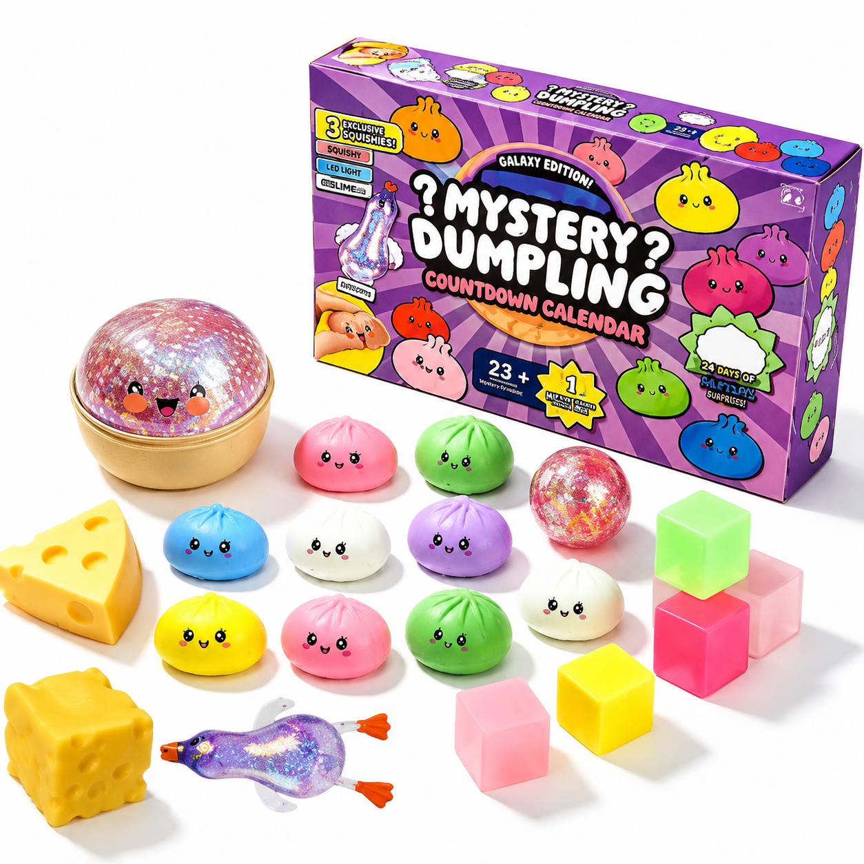 XL Mystery Dumpling Kalender - 24 Dagar Av Söta Överraskningar