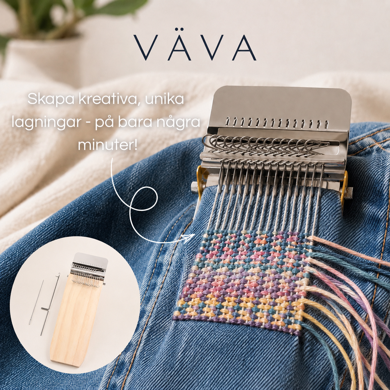 VÄVA XL - Större Verktyg För Kreativa Lagningar