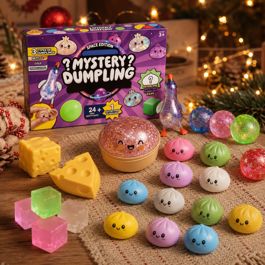 XL Mystery Dumpling Kalender - 24 Dagar Av Söta Överraskningar